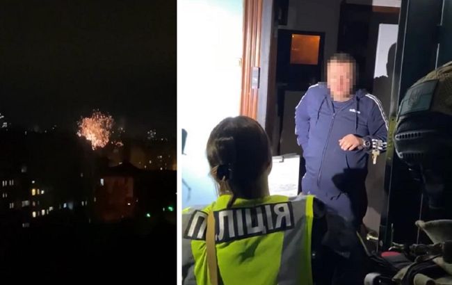 У Києві спіймали "героя", який пускав новорічні салюти: йому загрожує суворе покарання