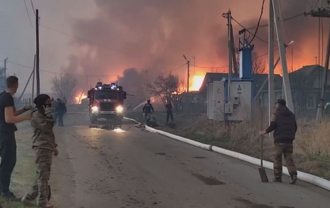 У РФ розповіли про наслідки пожежі на складах із порохом на Уралі