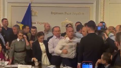 Рот закрой свой, женщина: нардепы устроили драку в Раде (видео)