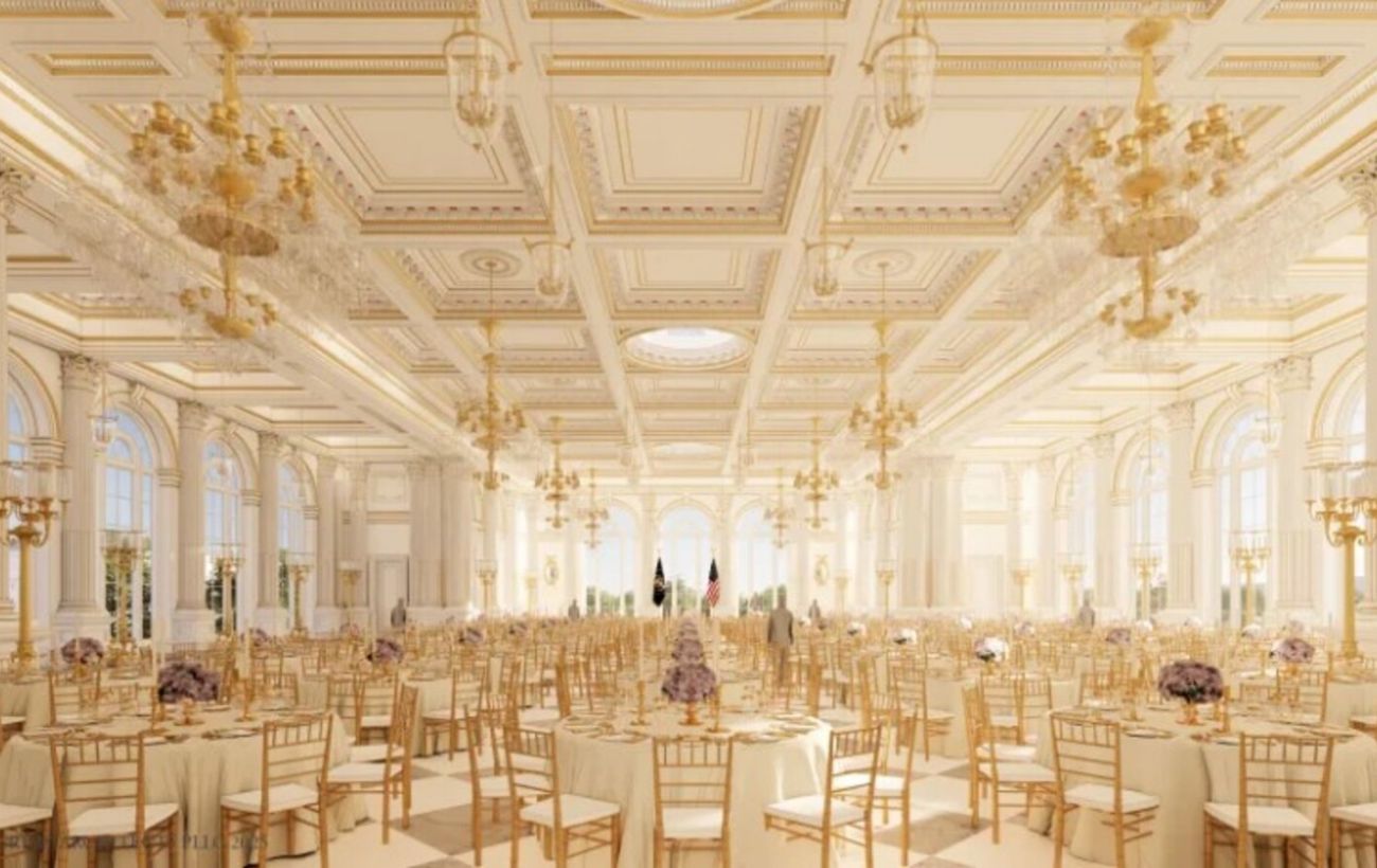 Новий бальний зал у Білому домі: Трамп особисто підбирає матеріали для будівництва