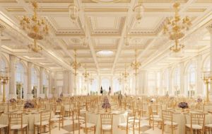Новый бальный зал в Белом доме: Трамп лично подбирает материалы для строительства