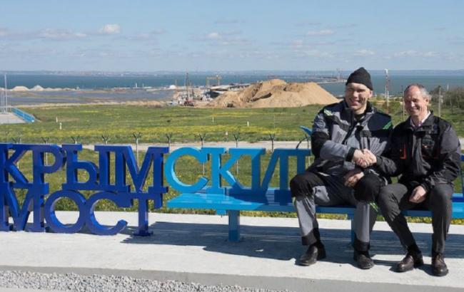 У соцмережі висміяли фото Валуєва з місця будівництва путінського мосту в Крим