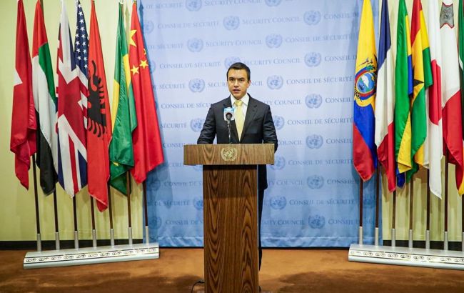 Президент Еквадору заявив, що країна перебуває у стані війни з наркогрупуваннями