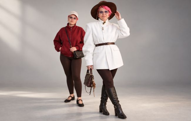 Лосины на plus-size могут выглядеть стильно: стилистка Елена Шевченко показала, как изменить образ