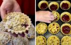 Очень просто и невероятно вкусно: "корзинки" с вишнями и вкусом любимого тертого пирога