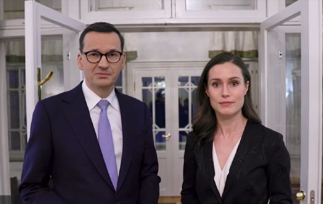 Премьеры Польши и Финляндии сделали совместное заявление о поддержке Украины: Мы за вас и вместе с вами