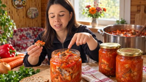 Консерва із салаки з овочами на зиму: рецепт у томатному соусі (відео)
