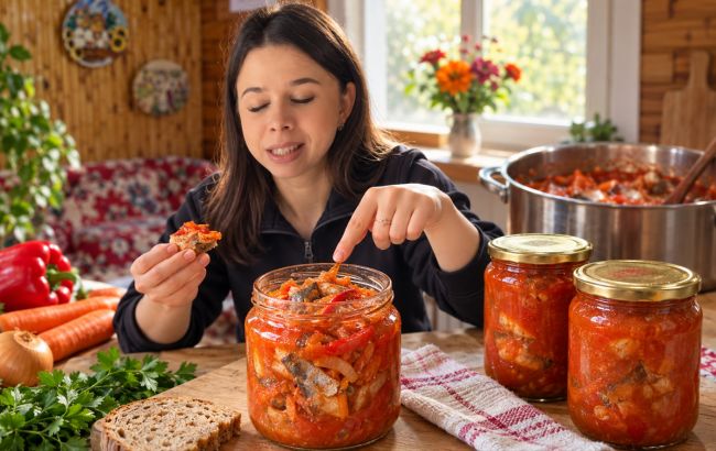 Консерва із салаки з овочами на зиму: рецепт у томатному соусі (відео)