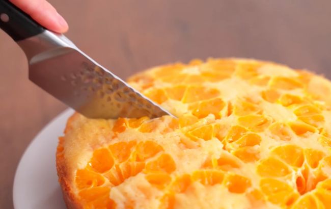 Бомбезный мандариновый пирог из ингредиентов, которые всегда есть в холодильнике