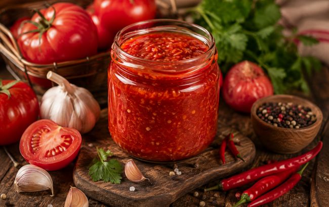 "Живая" аджика, которую не надо варить: быстрый рецепт вкусной заготовки на зиму