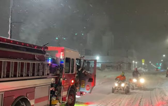 Снежная буря накрыла штат Нью-Йорк в США: есть жертвы