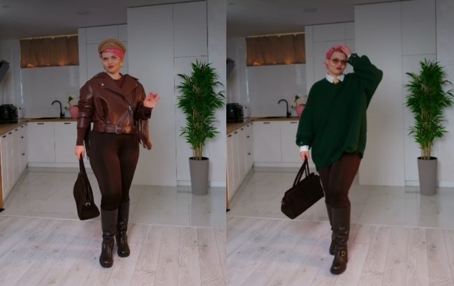 С чем носить лосины, если вы plus size: 5 стильных образов