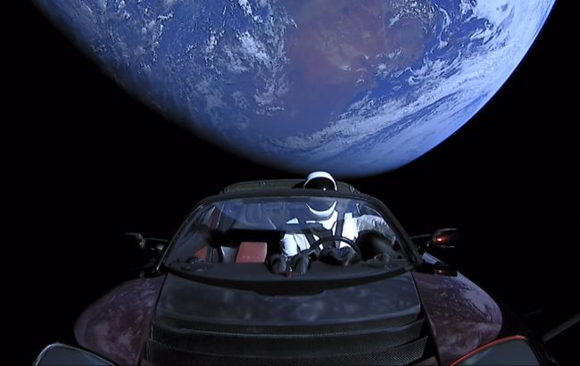 4 года в космосе: электрокар Tesla Roadster преодолел 3 млрд км с момента запуска в 2018 году