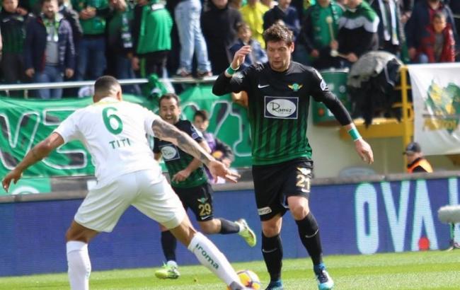 "Акхісар" покарає Селезньова за поведінку щодо суперника