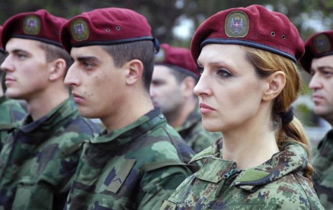 У Сербії вперше протестували військовослужбовці