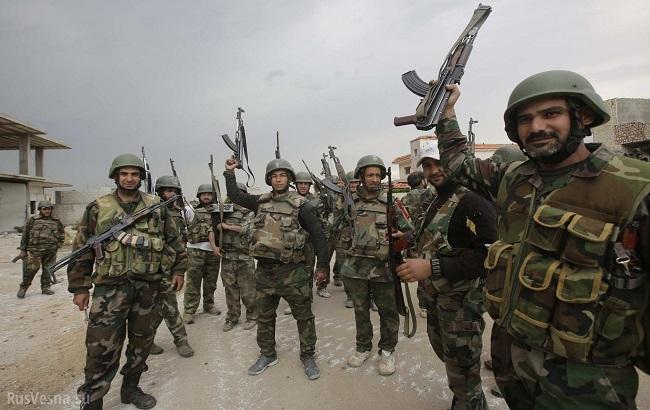 Сирийские войска вошли в провинцию Ракка