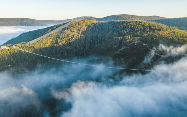 Самый длинный подвесной мост в мире. Украинцы в Чехии могут посетить новую локацию