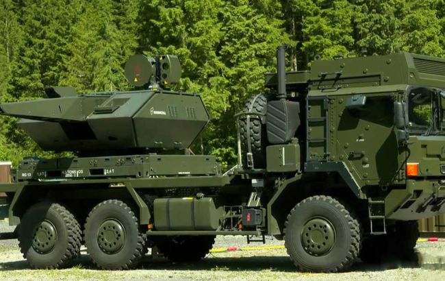 Повітряні сили показали знищення російського дрону системою Skynex