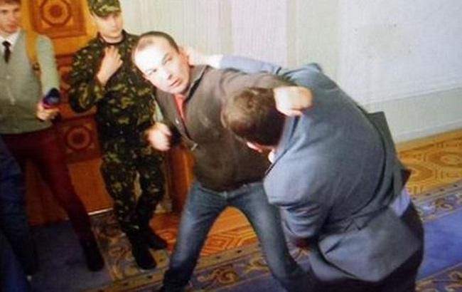 Ивченко и Соболев дерутся в кулуарах Рады