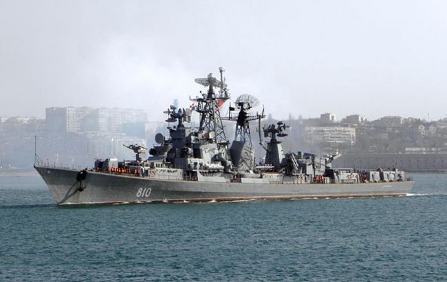 Российский корабль открыл огонь по турецкому судну