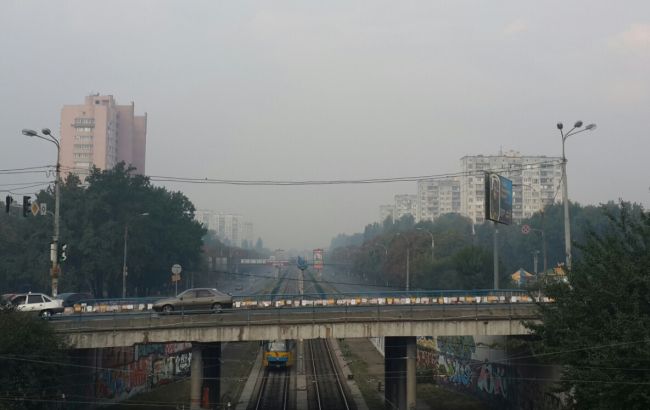 Смог в Киеве начинает рассеиваться, - ГСЧС