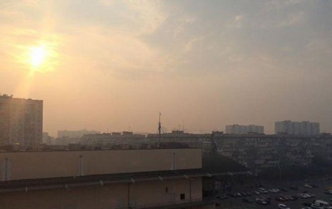 Дым в Киеве: СЭС прогнозирует превышение опасных веществ в воздухе до 2 недель
