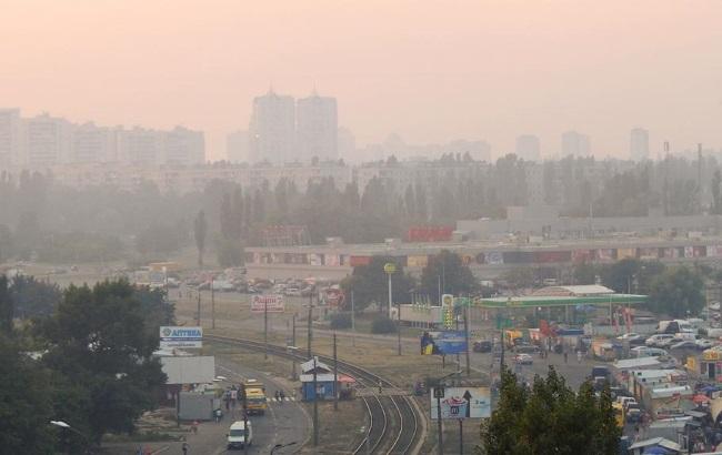 Киев накрыл смог: фото и видео