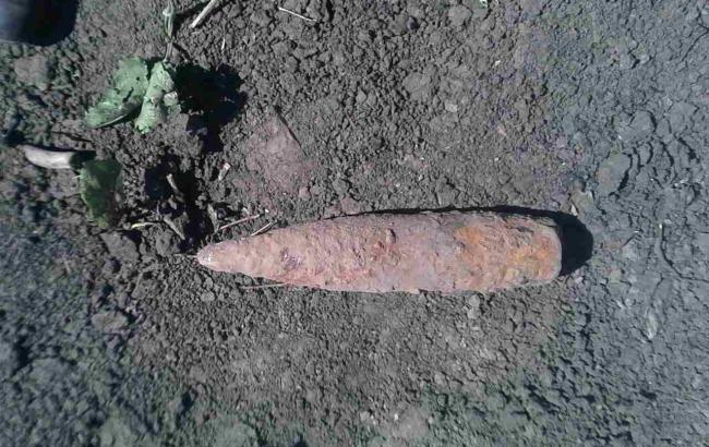 У Києві знайдено артилерійський снаряд часів Другої світової війни