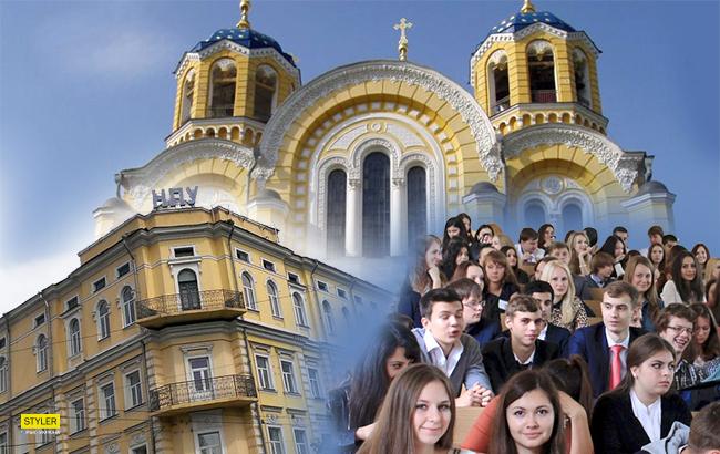 Студентов киевского университета заставляли идти в церковь