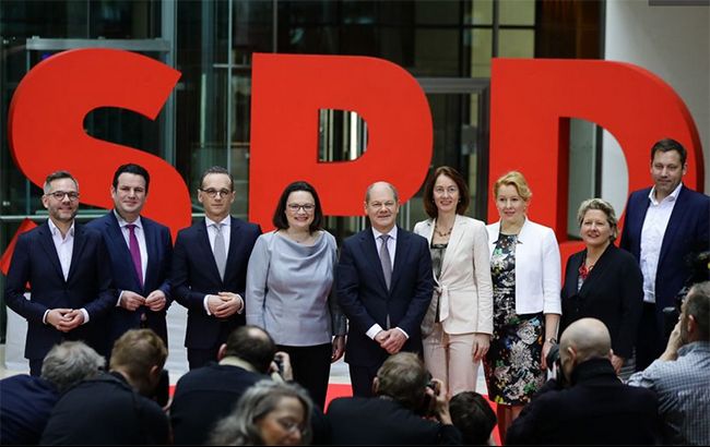 В СДПН назвали імена міністрів в майбутньому уряді Німеччини
