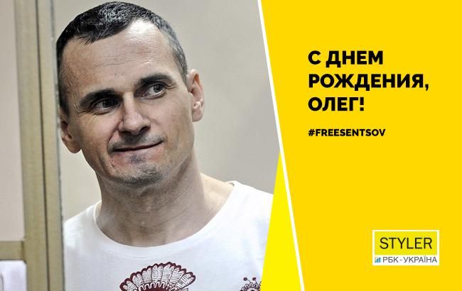 Українці вітають Сенцова з днем народження: в'язень Кремля передає привіт
