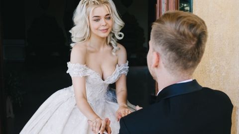 Непереможна пара: Аліна Гросу показала унікальні кадри з весілля (відео)