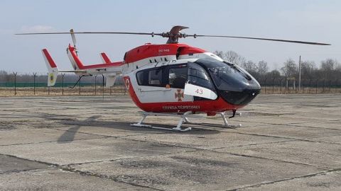 В Украине заработало аэромедицинское пространство. Во Львовской области эвакуировали первую пациентку