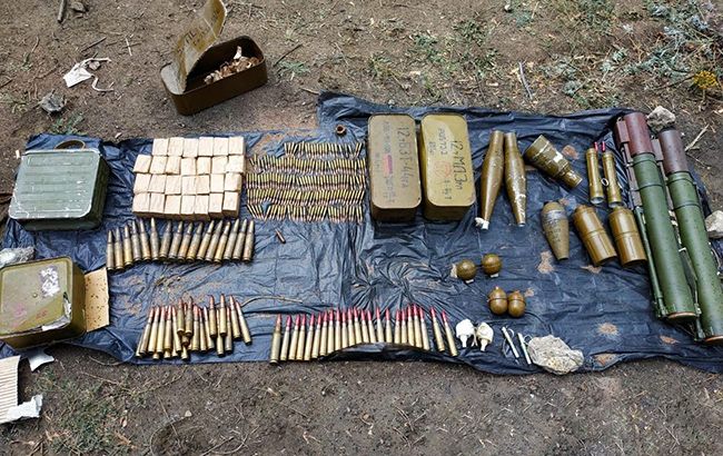 У Луганській області виявили схрон боєприпасів бойовиків
