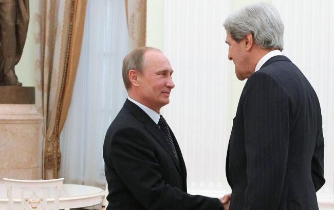 У Кремлі заявили про "доброзичливий характер" переговорів Путіна і Керрі
