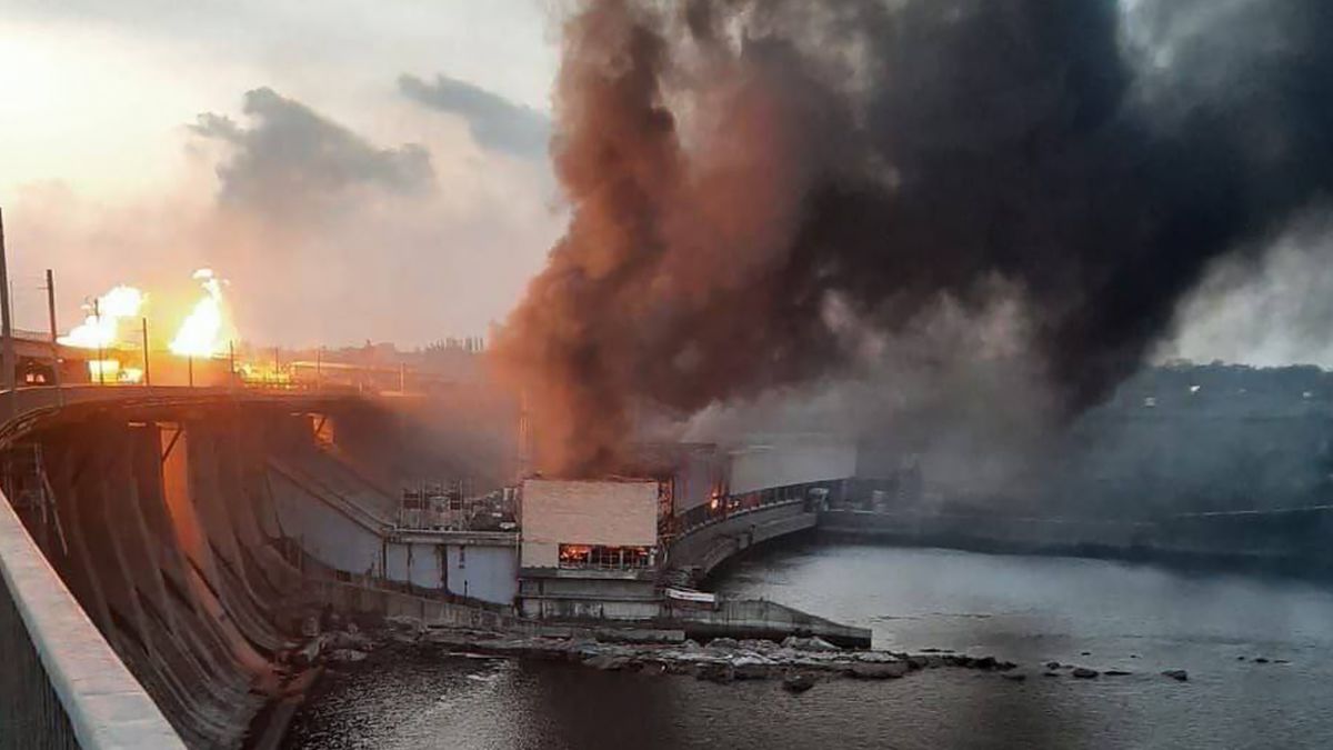 ДніпроГЕС 22 березня обстріляли - що відомо про станцію, фото | РБК-Україна