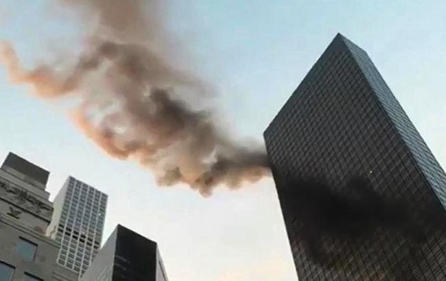 В Нью-Йорке загорелось здание Trump Tower, есть пострадавшие