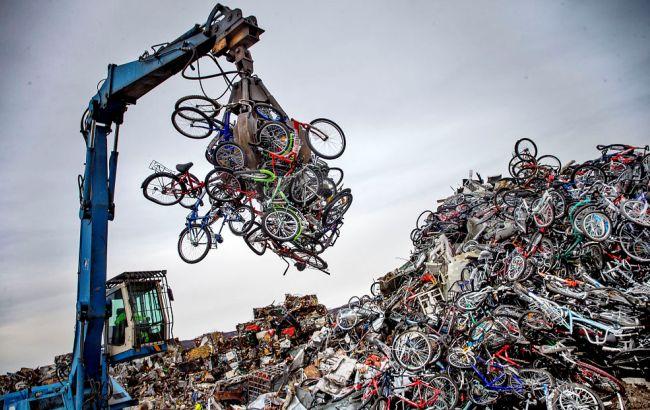 Одеська поліція збирається знищити понад 11 тисяч контрабандних велосипедів