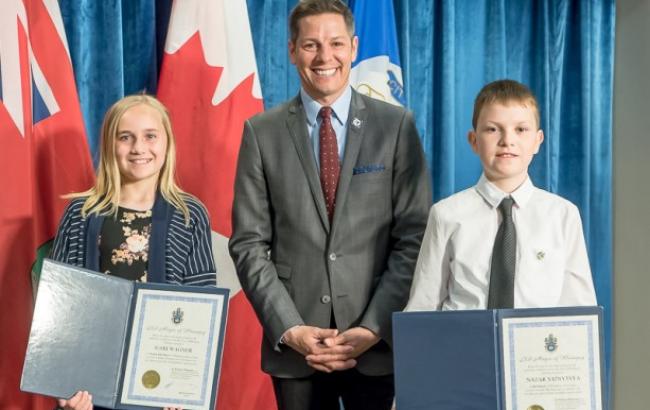 12-річний українець став "дитячим мером" канадського Вінніпега