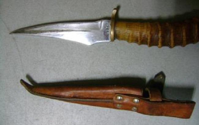 Прикордонники затримали росіянина з холодною зброєю