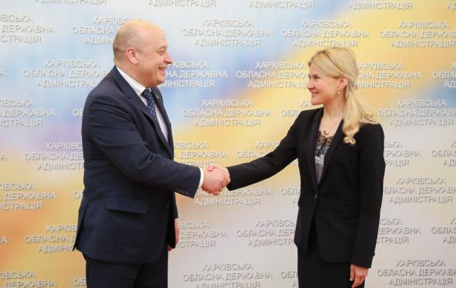 Светличная и Ланчинскас обсудили программы безопасности в Харьковской области