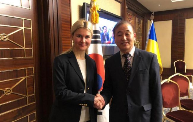 Світлична зустрілася з послом Республіки Корея