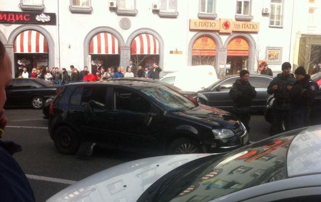 Перестрілка в центрі Києва (фото)