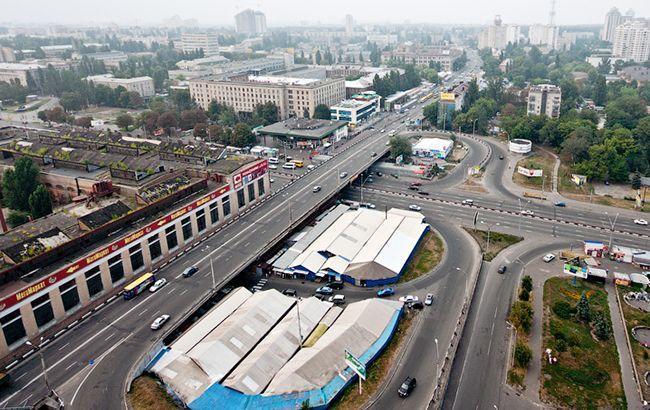 В Киеве из-за реконструкции перекрыты съезды с Шулявского путепровода