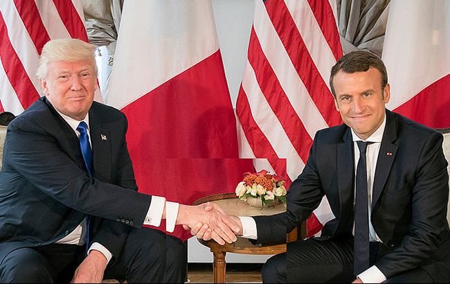 Макрон выступает в Конгрессе США: онлайн трансляция