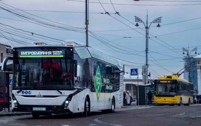 У Києві їздитимуть новенькі електробуси: як вони виглядають