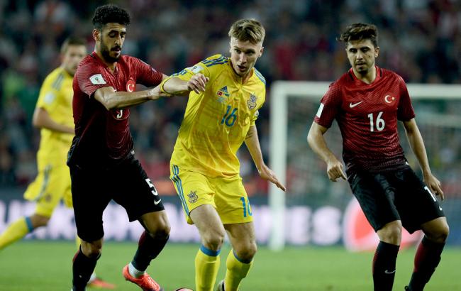Турция - Украина 2-2: видео голов матча