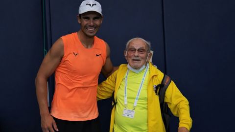 97-річний український тенісист-рекордсмен зіграв з Рафаелем Надалем