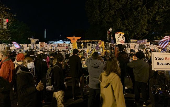 У Вашингтоні почалися протести через вибори США, є перші затримання
