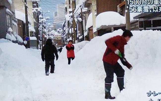 В Японії через снігопади загинули п'ять осіб